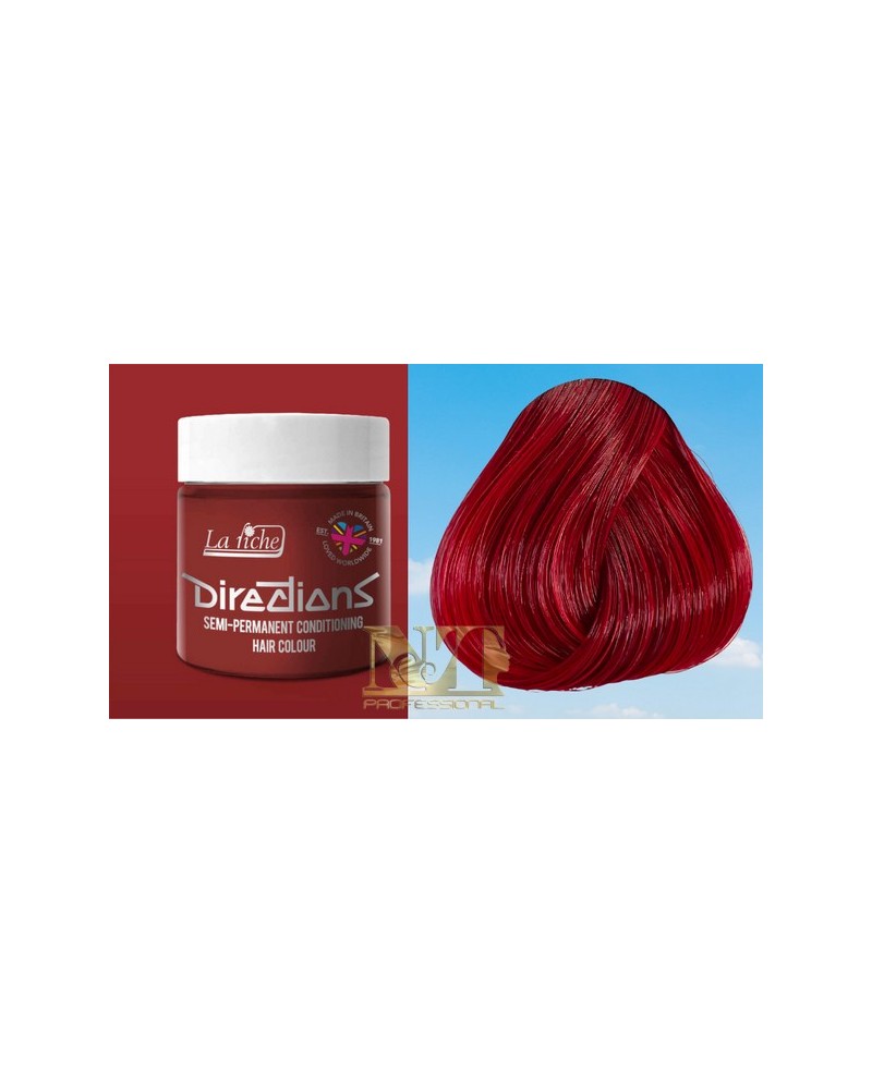 DIRECTIONS DEMIPERMANENT COLOR 04 VERMILLION RED 100 ML