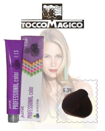 TOCCOMAGICO JU:NIT COLOR N° 6.34 BIONDO SCURO DORATO RAMATO 100 ML
