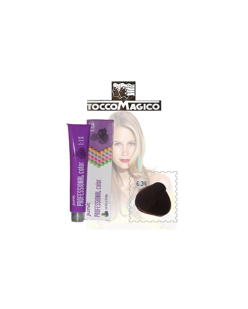 TOCCOMAGICO JU:NIT COLOR N° 6.34 BIONDO SCURO DORATO RAMATO 100 ML