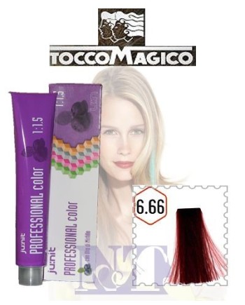 TOCCOMAGICO JU:NIT COLOR N° 6.66 BIONDO SCURO ROSSO INTENSO 100 ML