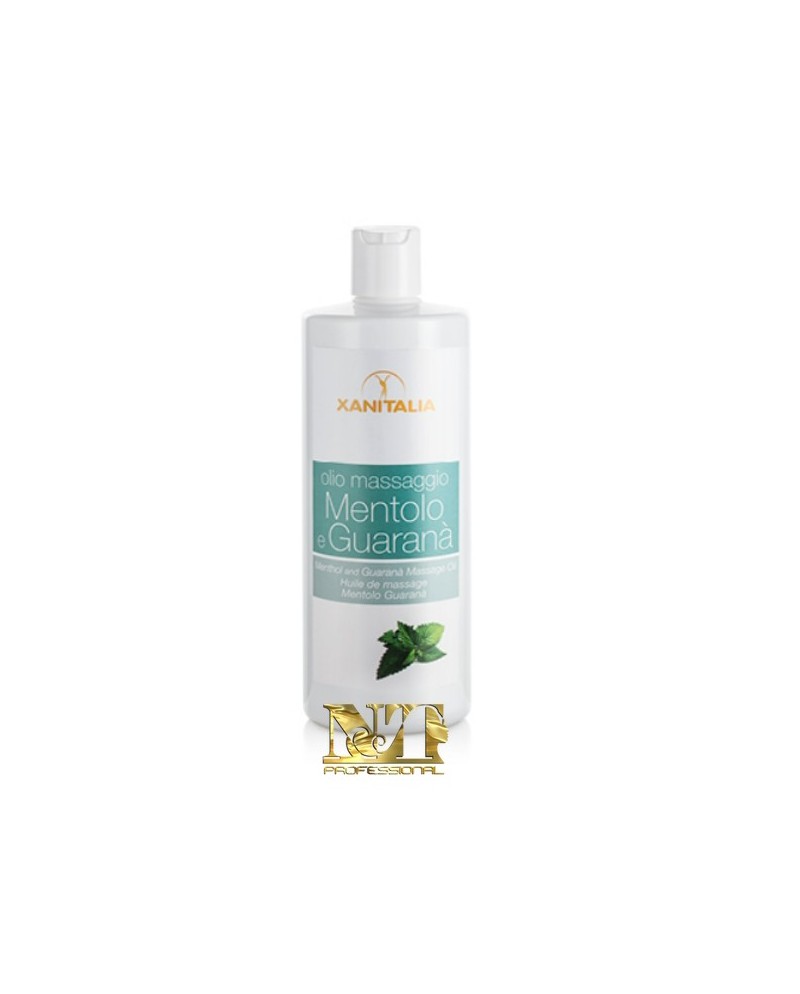 XANITALIA PREMIUM OLIO DA MASSAGGIO MENTOLO E GUARANA' 500 ML