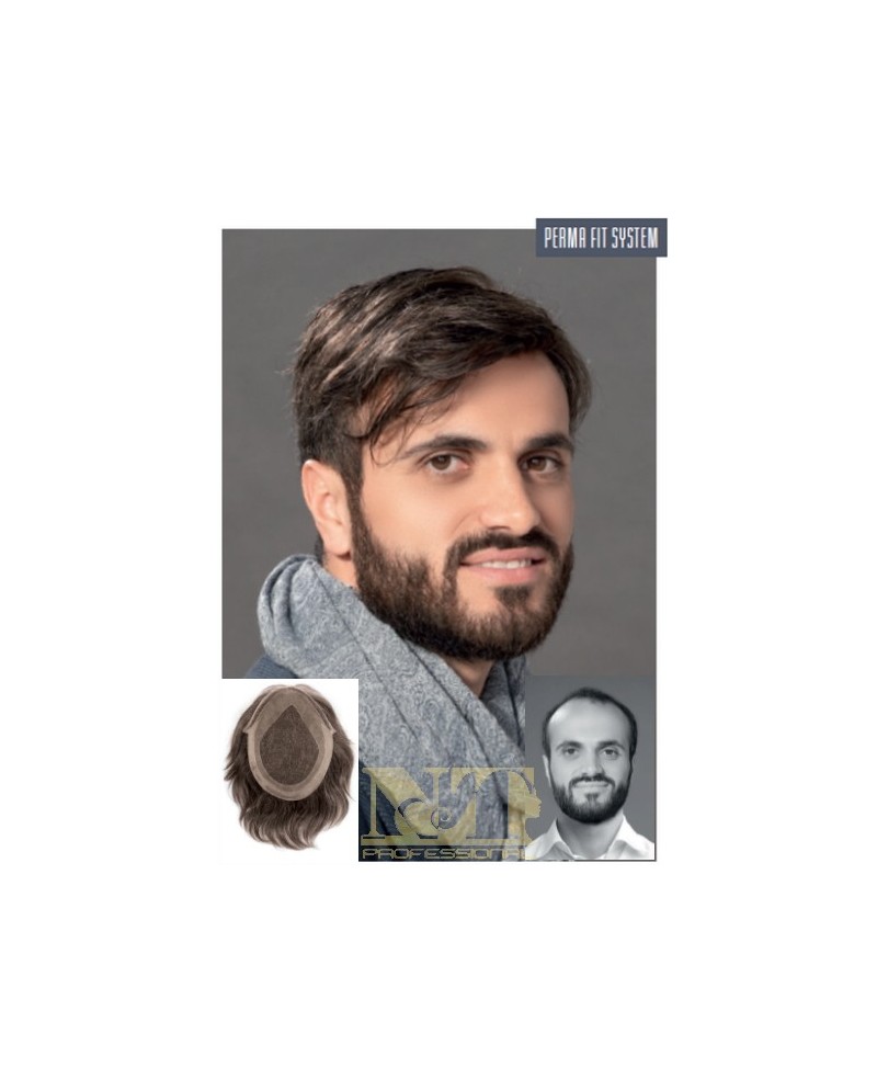 ELLEN WILLE  TOUPET UOMO CAPELLI VERI PERMA TEC