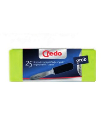 CREDO-SMERIGLI GRANA GROSSA 25 PZ.