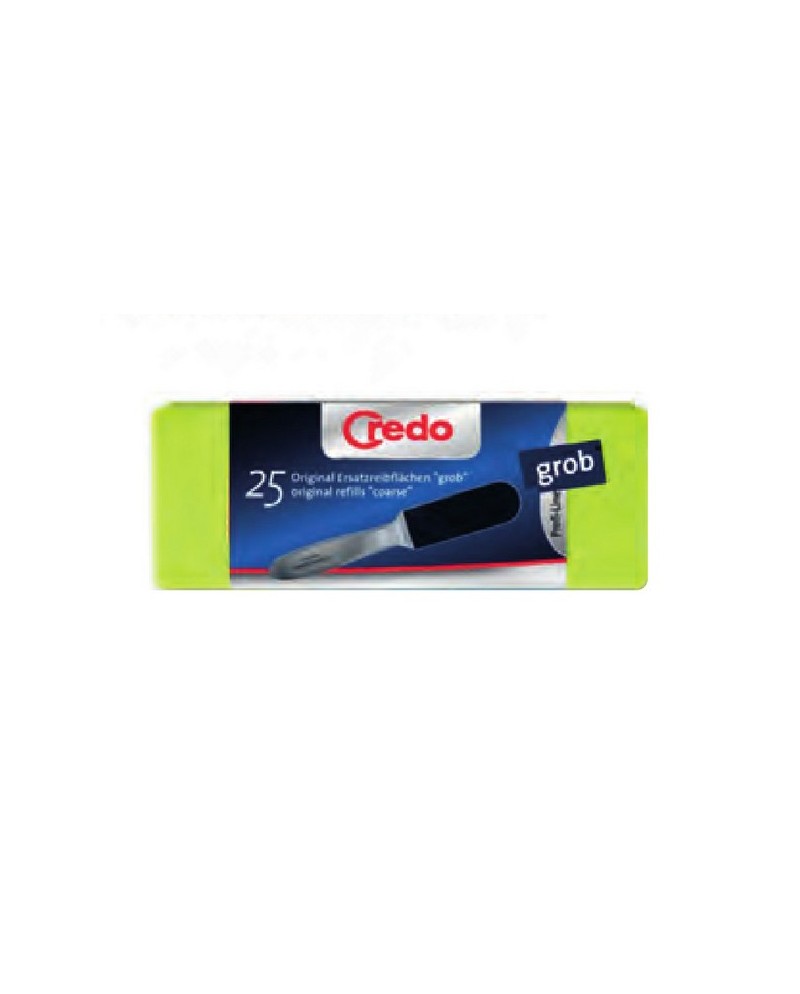 CREDO-SMERIGLI GRANA GROSSA 25 PZ.
