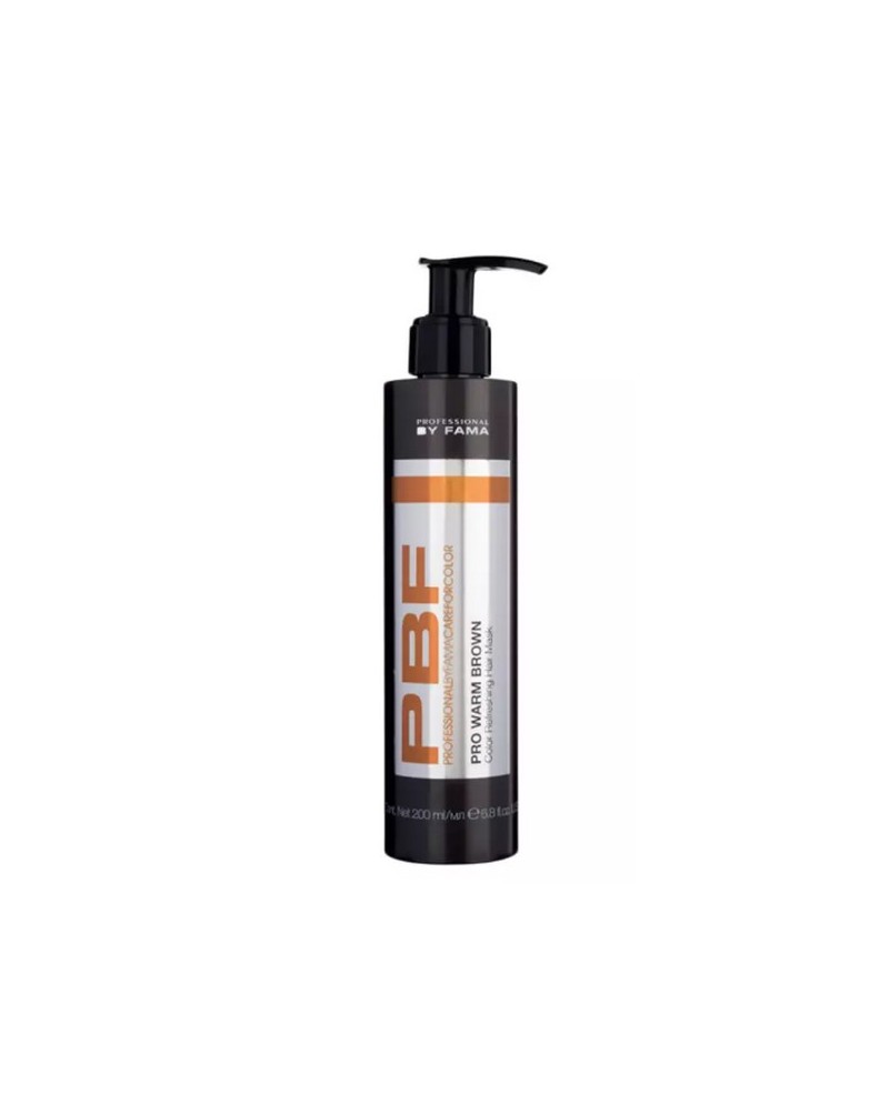 PROFESSIONAL BY FAMA PRO WARM BROWN COLOR REFRESHING HAIR MASK 200 ML