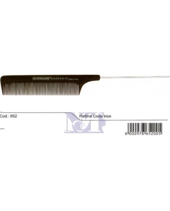GUENZANI PETTINE A CODA ART. 652/E IN CARBONIO