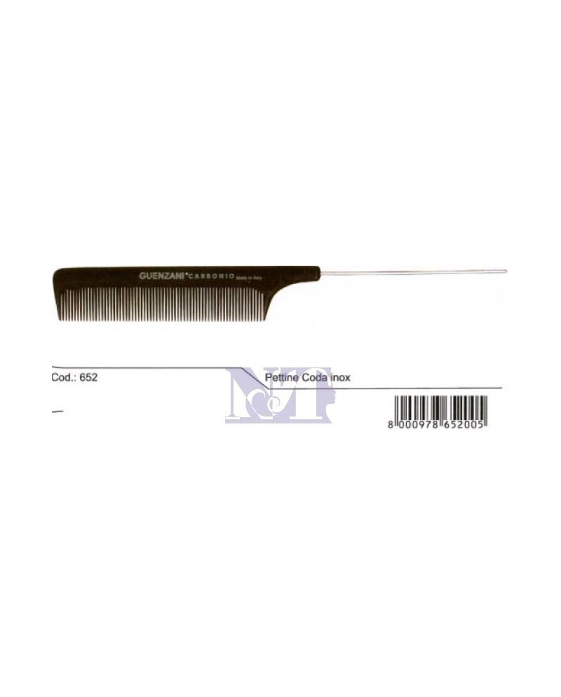 GUENZANI PETTINE A CODA ART. 652/E IN CARBONIO