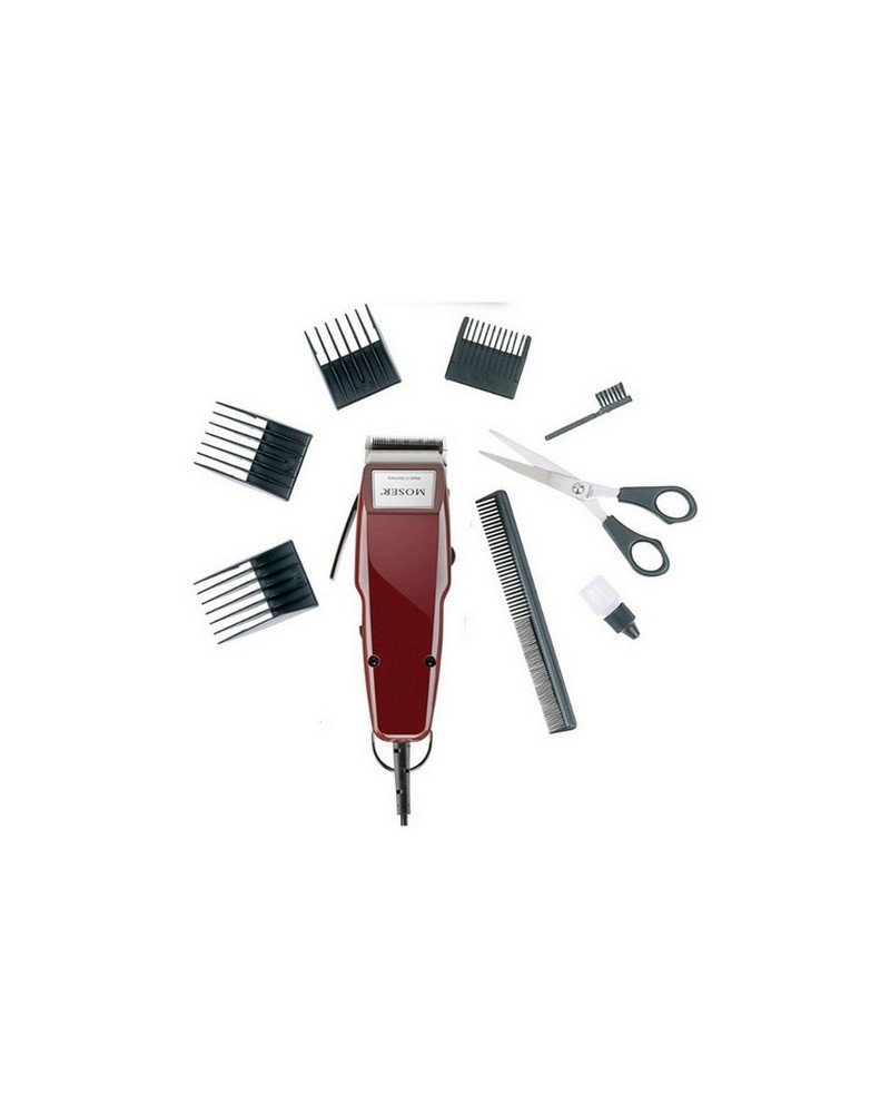 MOSER TOSATRICE TYP 1400 CON ACCESSORI ROSSA