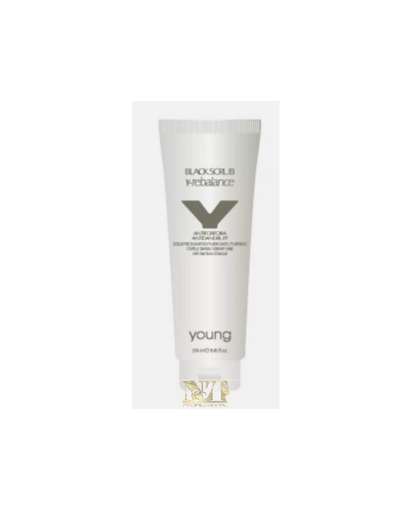 YOUNG BLACK SCRUB A.FORFORA CAPELLI GRASSI PRE-SHAMPOO 250 ML