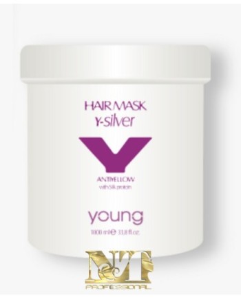 YOUNG HAIR MASK Y-SILVER ANTIGIALLO SILK PROTEIN 1000 ML