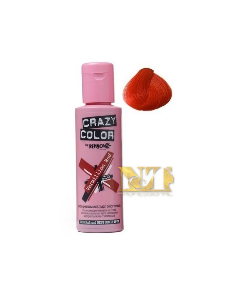CRAZY COLOR VERMILION RED N° 40 100 ML