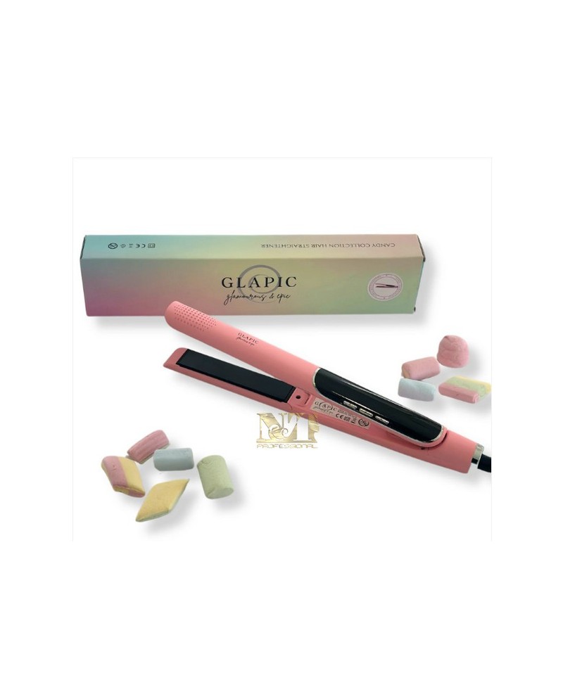 GLAPIC BUBBLEGUM PINK CLASSIC PIASTRA 230° REGOLABILE CERAMICA