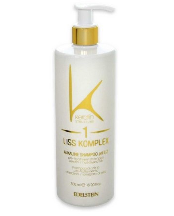 EDELSTEIN KERATIN LISS KOMPLEX SHAMPOO ALCALINO 500ML