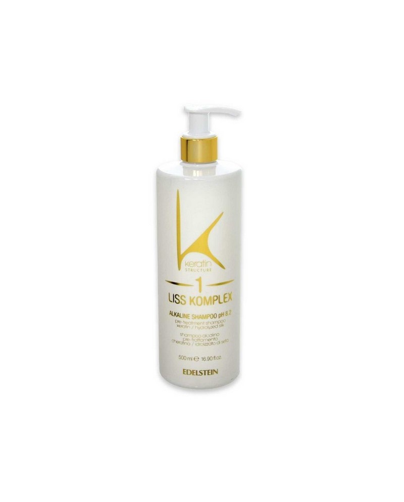 EDELSTEIN KERATIN LISS KOMPLEX SHAMPOO ALCALINO 500ML