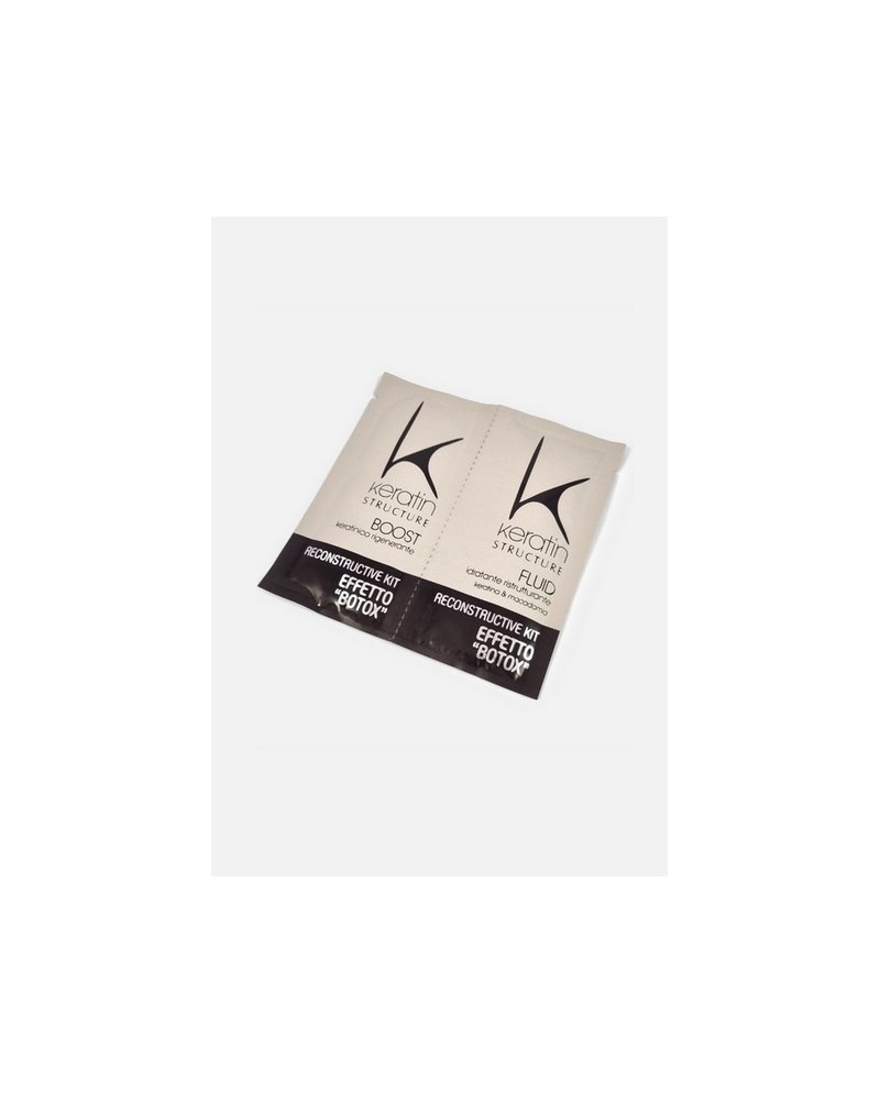 EDELSTEIN KERATIN STRUCTURE  EFFETTO BOTOX  KERATINA E MACADAMIA MASK 12 ML X 2
