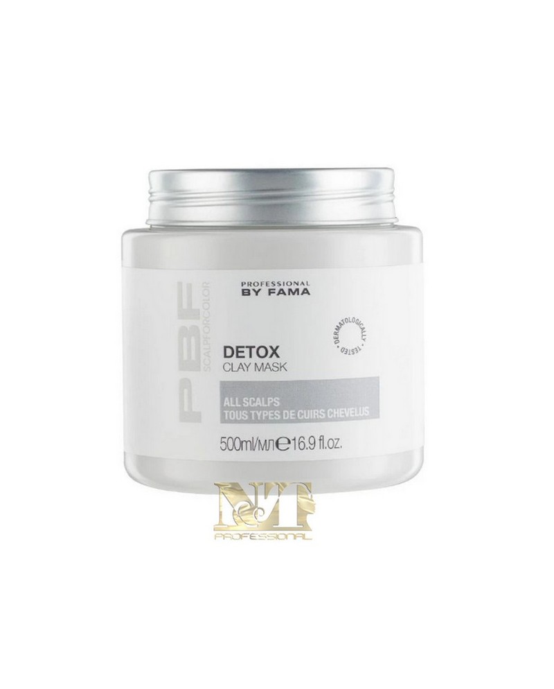 PROFESSIONAL BY FAMA SCALPFORCOLOR DETOX CLAY MASK 500 ML