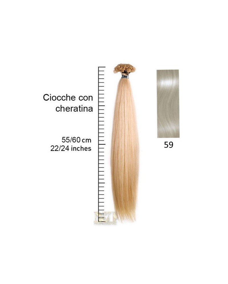 SHE EXTENSION C/CHERATINA LISCIO CM 55/60 COL 59 CONF 10 PZ