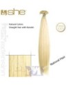 SHE EXTENSION C/CHERATINA LISCIO CM 55/60 COL.1001 CONF 10 PZ