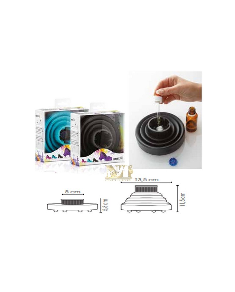XANITALIA DIFFUSORE PER PHON IN SILICONE UNIVERSALE RETRATTILE NERO