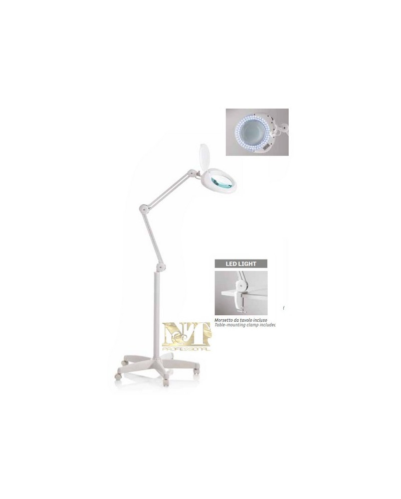 XANITALIA LENTE A LED 5D CON STATIVO E MORSETTO