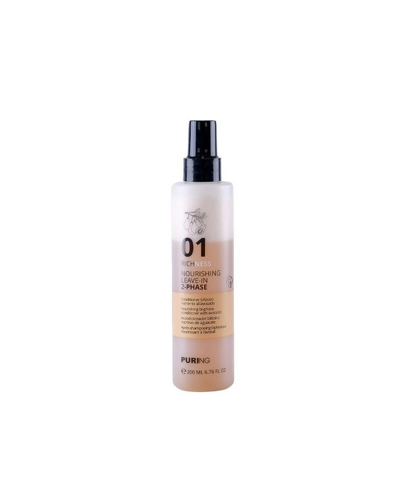 PURING 01 RICHNESS NOUR LEAVE-IN 2PHASE NUTRIENTE CAPELLI SECCHI 200ML SENZA RISCIACQUO