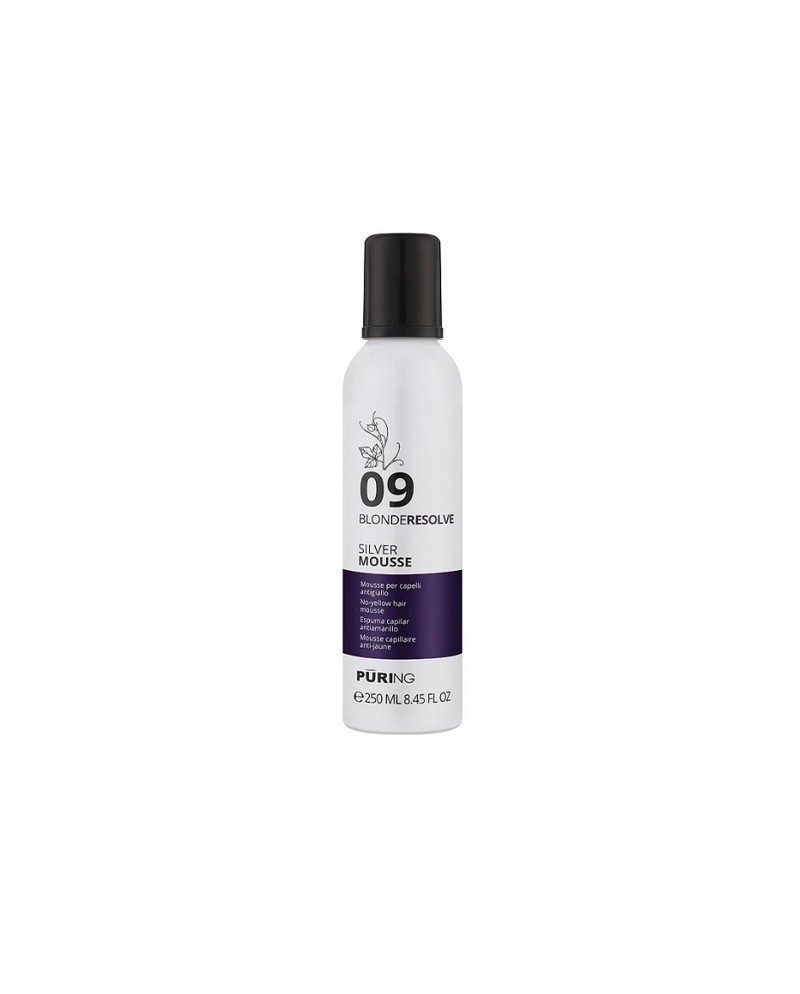 PURING 09 BLONDERESOLVE SILVER MOUSSE ANTIGIALLO 250ML
