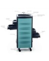 MUSTER CARRELLO PORTA ATTREZZI GIGGIO NERO