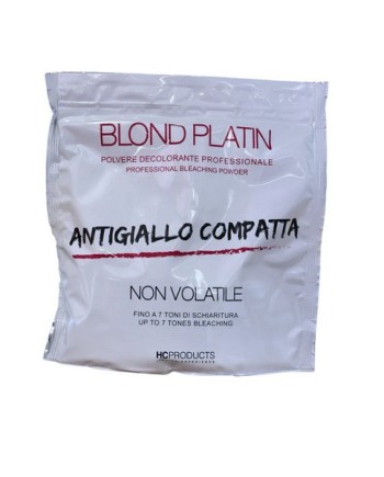 HC BLOND PLATIN DECOLORANTE 450 G ANTIGIALLO COMPATTA etichetta rossa