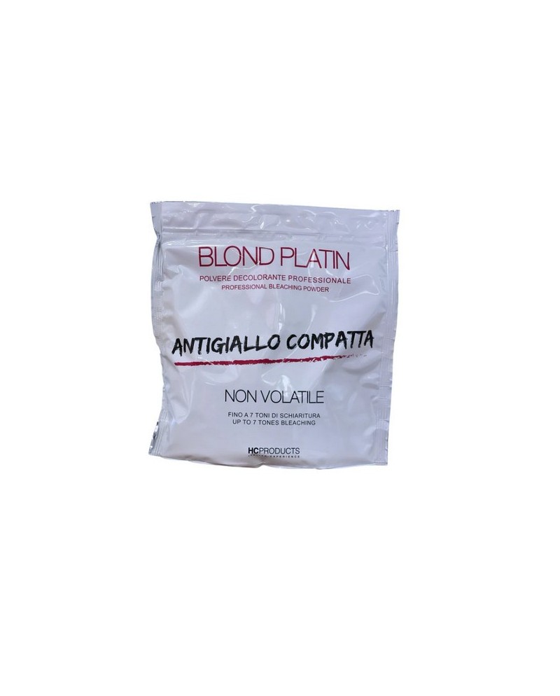 HC BLOND PLATIN DECOLORANTE 450 G ANTIGIALLO COMPATTA etichetta rossa