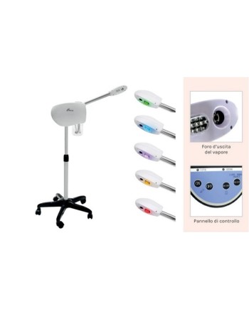 MELCAP VAPORIZZATORE VAPO TERAPY OZONO PIÙ CROMOTERAPIA