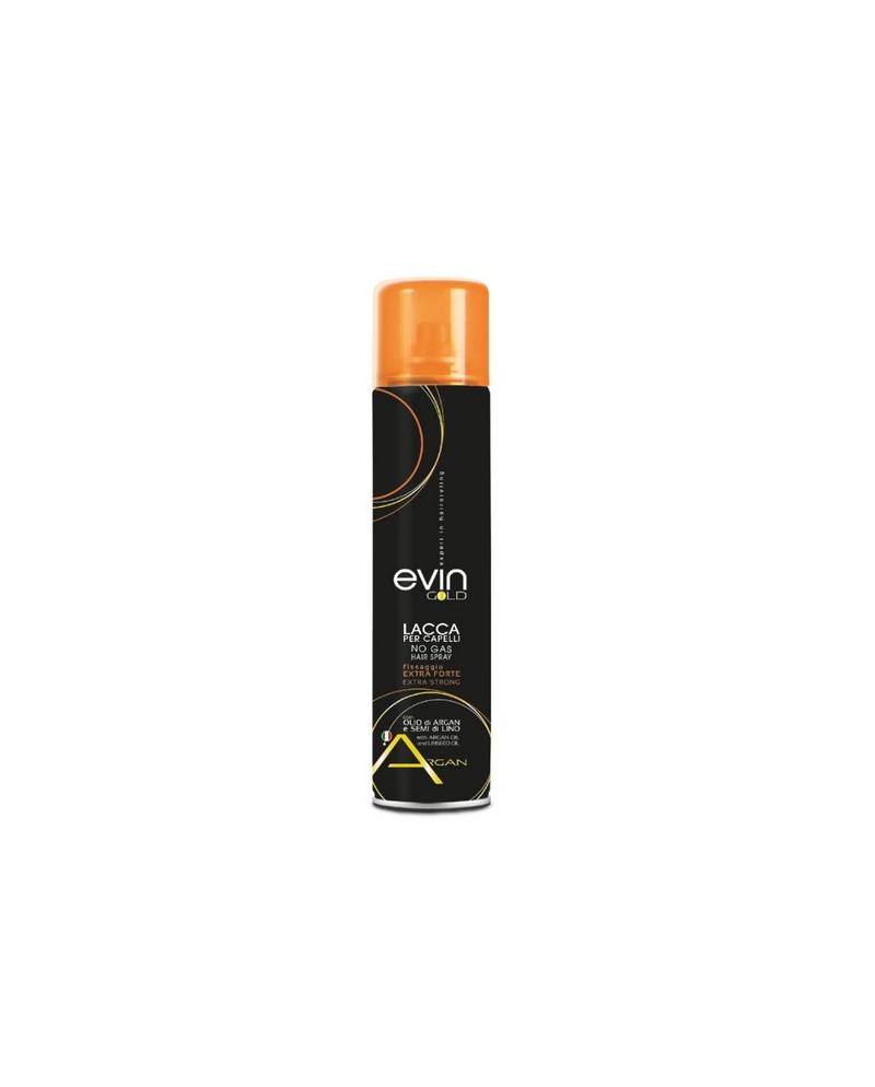 EVIN RHOSE LACCA PER CAPELLI ULTRA FORTE NO GAS OLIO ARGAN E SEMI DI LINO 400 ML