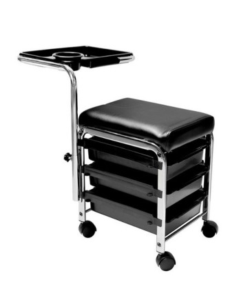 MELCAP CARRELLO MANICURE 3 CASSETTI NERO