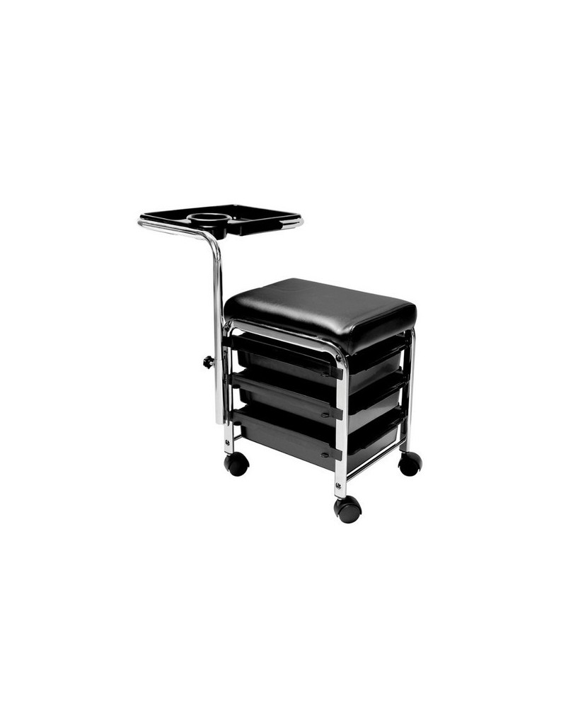MELCAP CARRELLO MANICURE 3 CASSETTI NERO