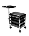 MELCAP CARRELLO MANICURE 3 CASSETTI NERO