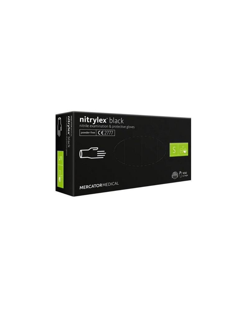 MERCATOR GUANTO NITRILE BLACK MIS S