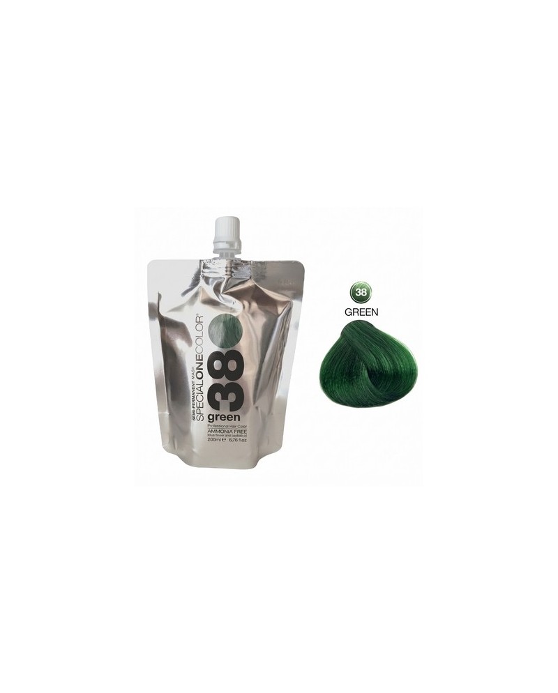 TRENDY HAIR SEMIPERMANENT MASK 38 EMERALD GREEN 200 ML