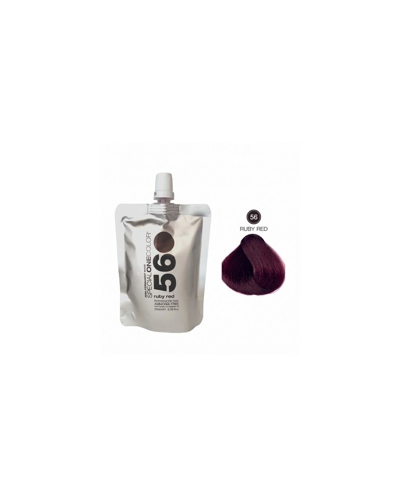 TRENDY HAIR SEMIPERMANENT MASK 56 RUBY RED 200 ML