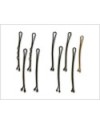 KEY-STORE FERMAGLIO ONDULATO BIONDO 500 PZ