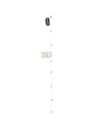 LABOR CLIC-CLAC FILO NYLON CM 33 CON STRASS