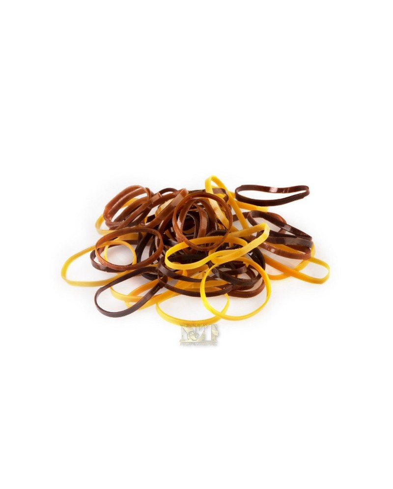 LABOR ELASTICO PICCOLO IN PVC CAFFE' CONF. 12 PZ