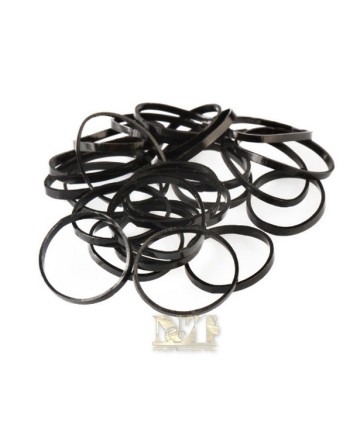 LABOR ELASTICO PICCOLO IN PVC NERI CONF. 12 PZ