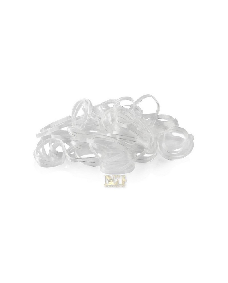 LABOR ELASTICO PICCOLO IN PVC TRASPARENTE CONF. 12 PZ