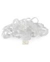 LABOR ELASTICO PICCOLO IN PVC TRASPARENTE CONF. 12 PZ