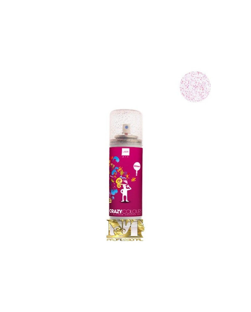 LABOR LACCA COLORATA SPRAY 125 ML GLITTER ROSA/VIOLA