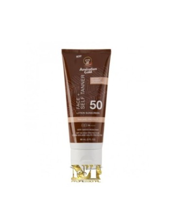 AUSTRALIAN GOLD FACE + SELF TANNER LOTION VISO 88 ML SPF 50