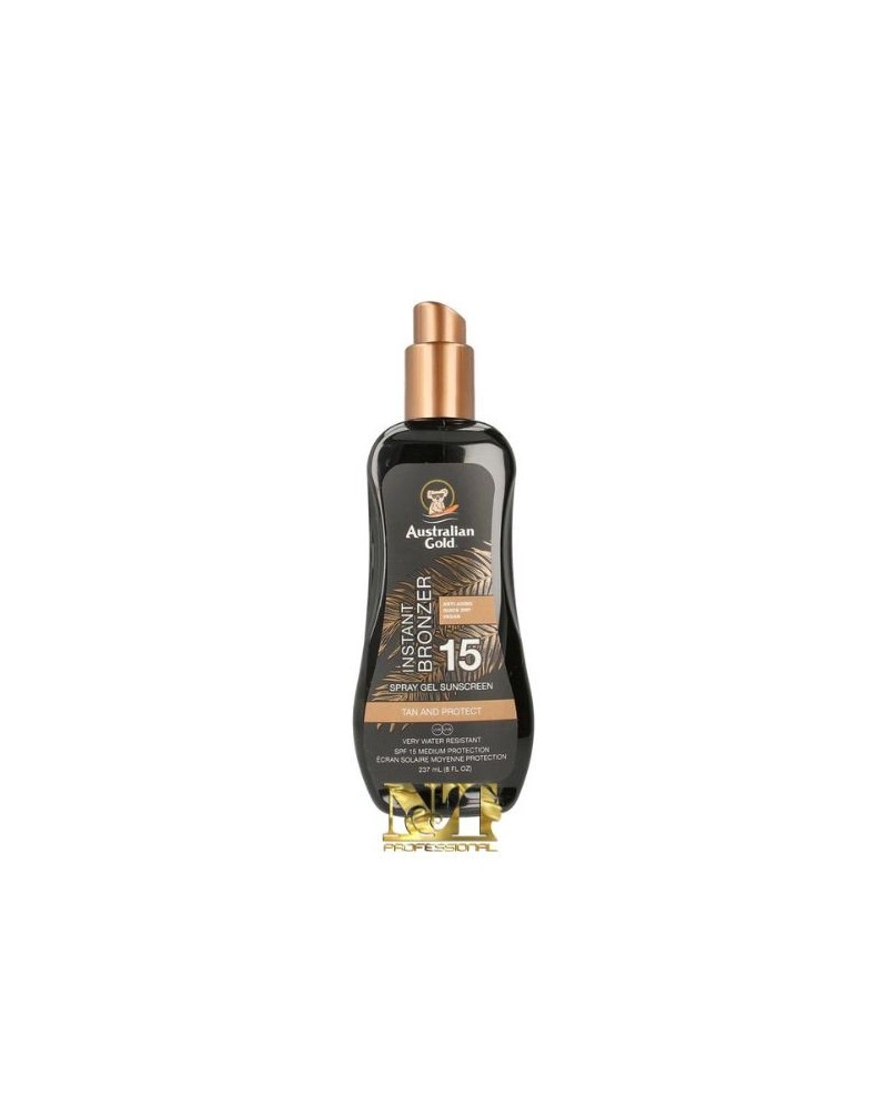 AUSTRALIAN GOLD GEL W/BRONZER SPF15 237 ML