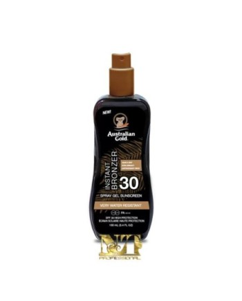 AUSTRALIAN GOLD GEL W/BRONZER SPF30 100 ML TRAVEL