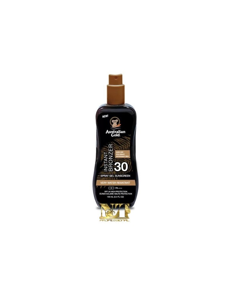 AUSTRALIAN GOLD GEL W/BRONZER SPF30 100 ML TRAVEL