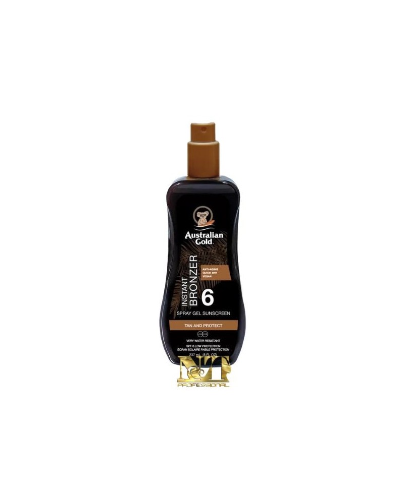 AUSTRALIAN GOLD SPRAY GEL CON CARROT SPF 6 237 ML