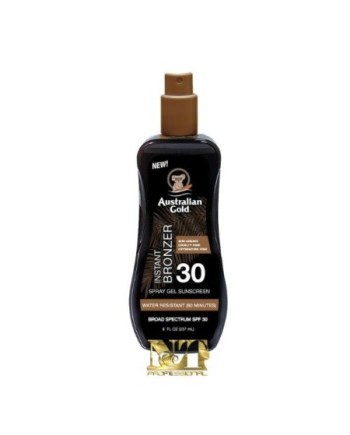 AUSTRALIAN GOLD SPRAY GEL W/BRONZER SPF30 237 ML